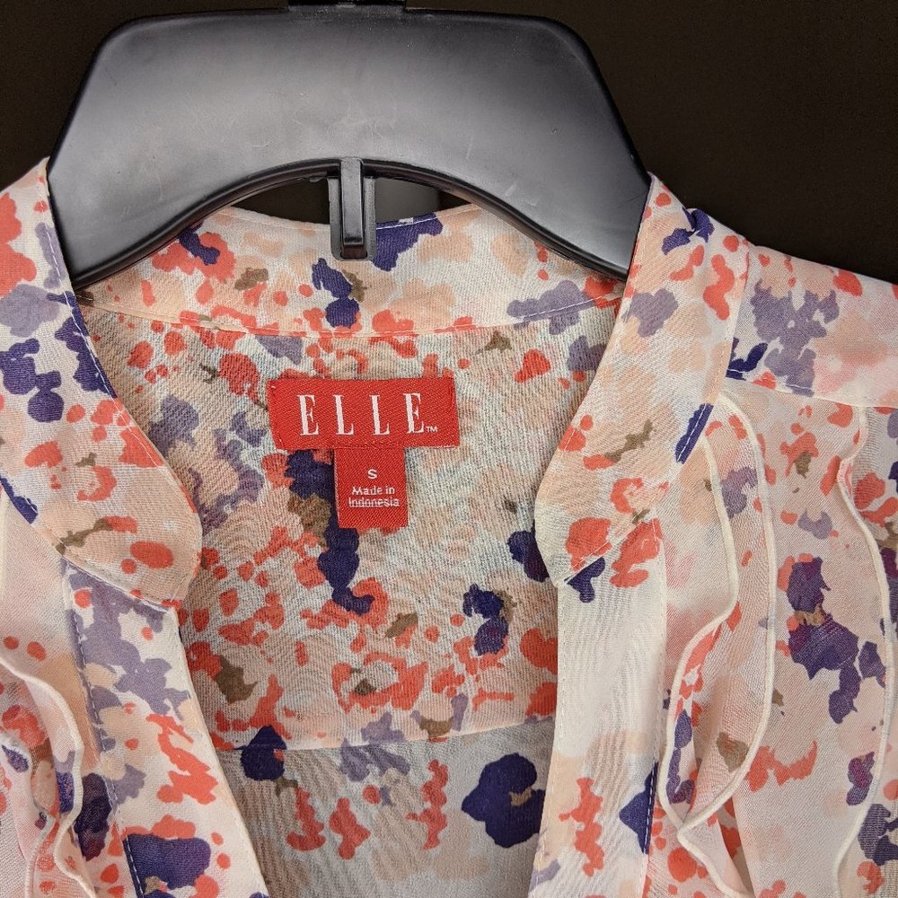 ELLE Ruffle-collar Blouse - Picture 3 of 3